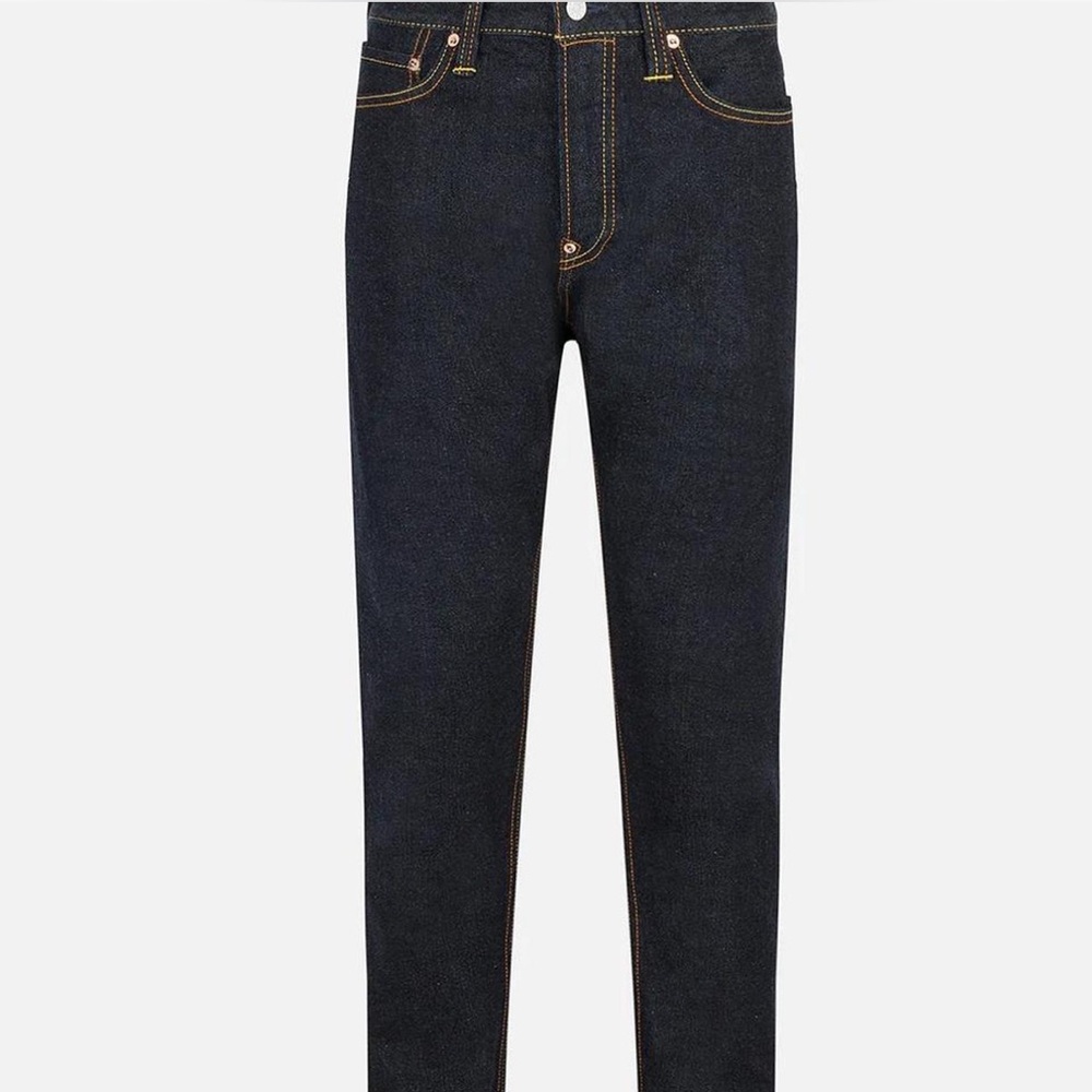 Evisu Blue Straight Jeans Classic Style